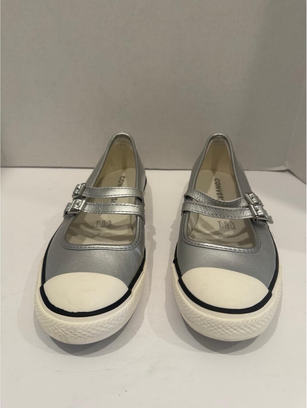 Converse Chuck Taylor All Star Dainty Mary Jane — Metallic Silver Leather